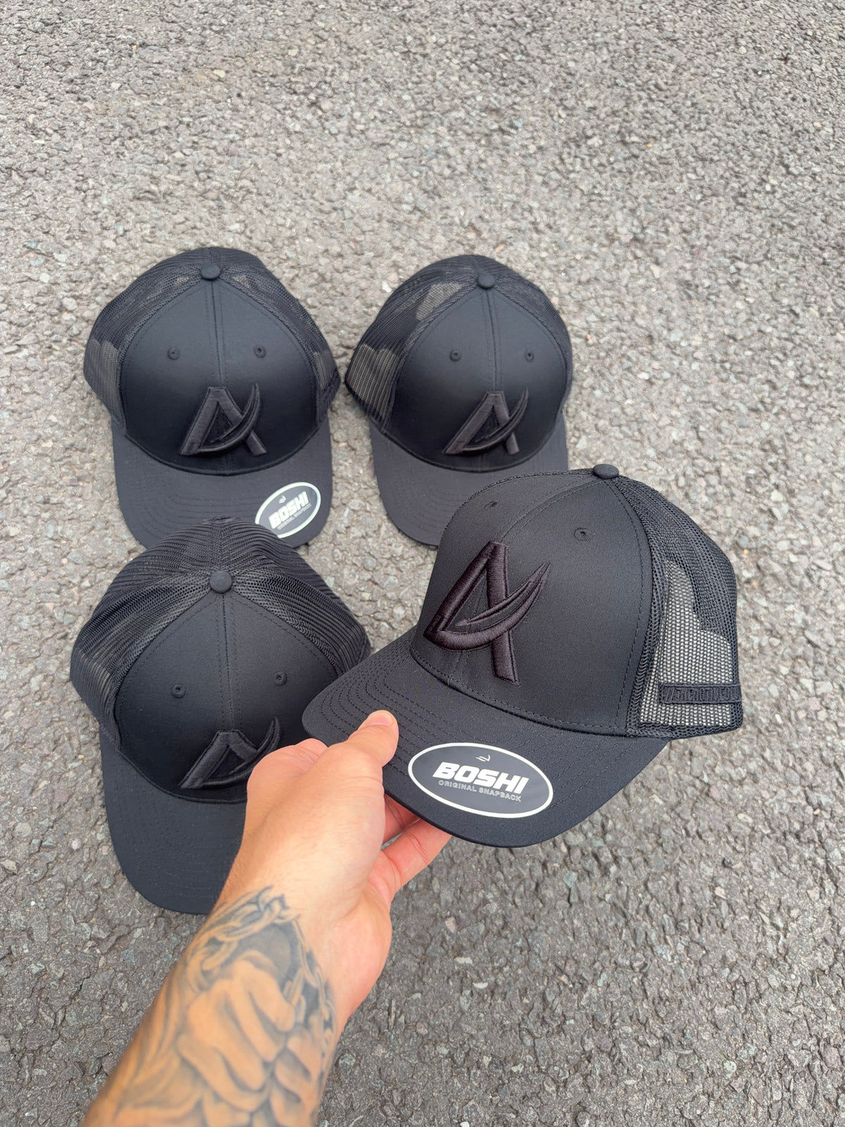 THE ACTIVE CLUB TRUCKER CAP BLACK